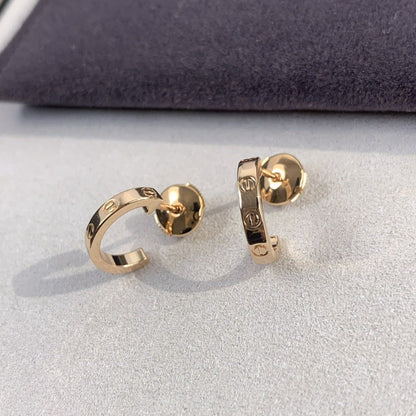 [Spark]LOVE EARRINGS 2.65MM PINK GOLD