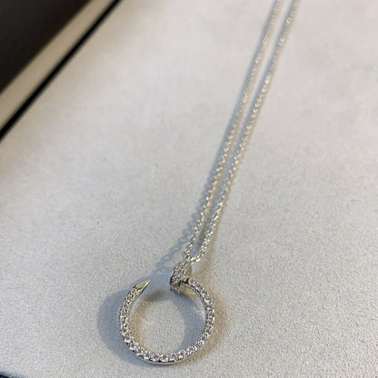 [Spark]JUSTE NECKLACE SILVER DIAMONDS