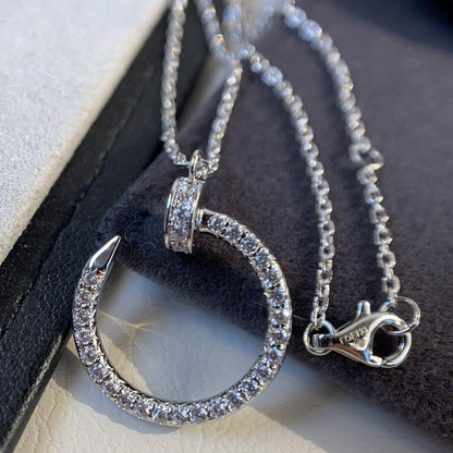 [Spark]JUSTE NECKLACE SILVER DIAMONDS