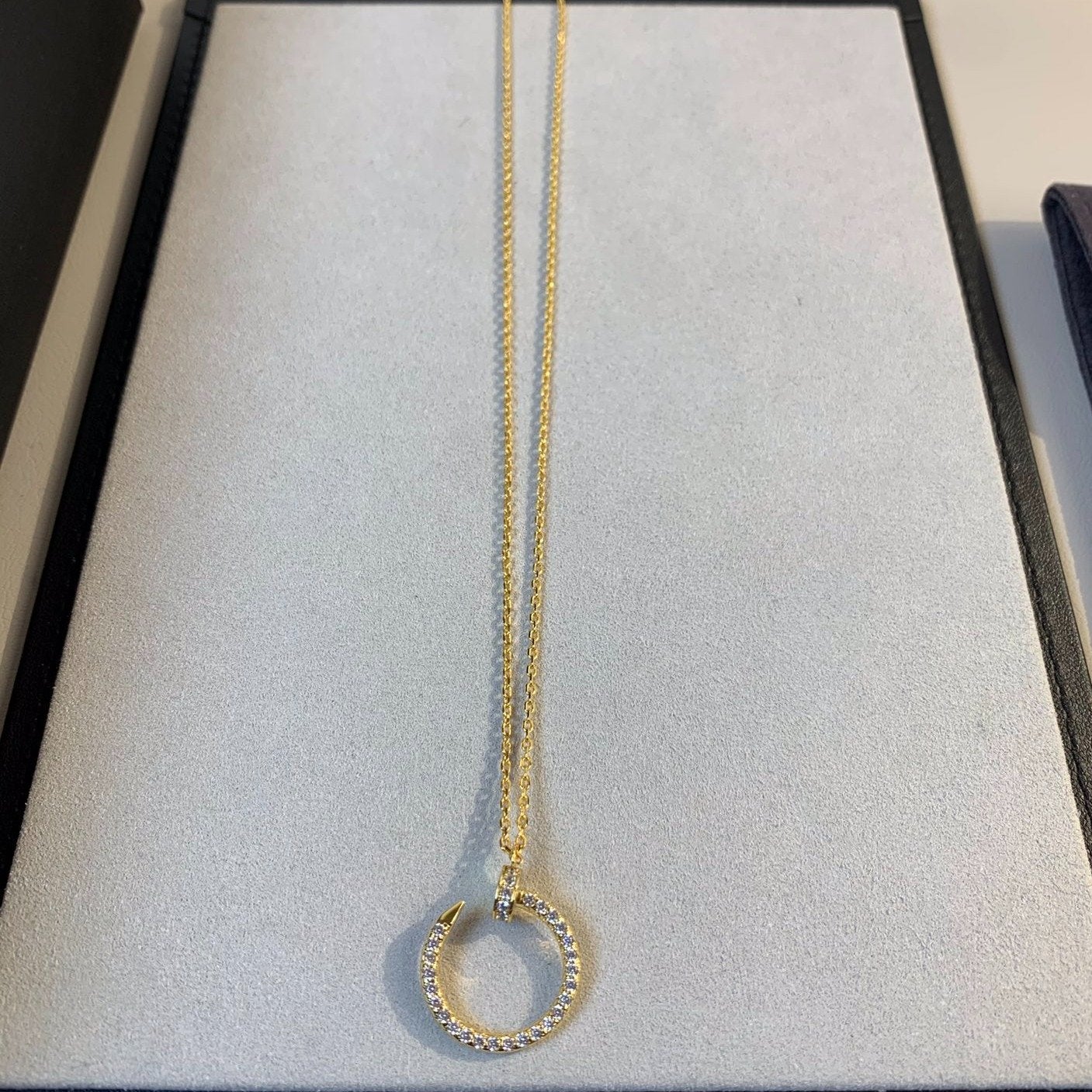 [Spark]JUSTE NECKLACE GOLD DIAMONDS