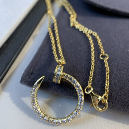 [Spark]JUSTE NECKLACE GOLD DIAMONDS