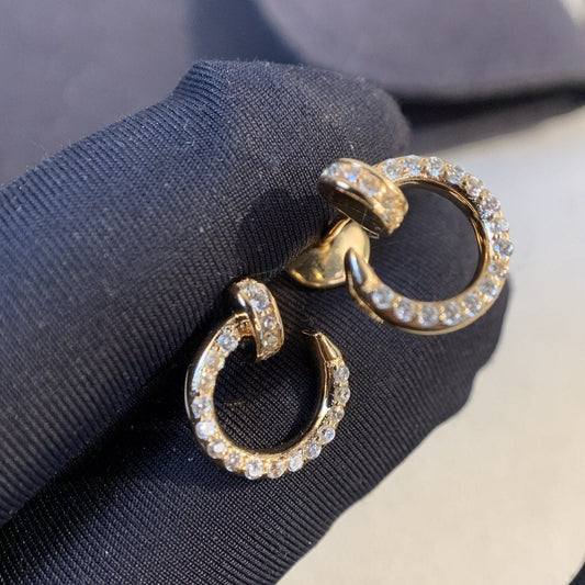 [Spark]JUSTE EARRINGS GOLD DIAMONDS