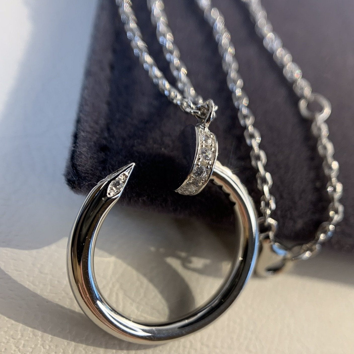 [Spark]JUSTE NECKLACE SILVER
