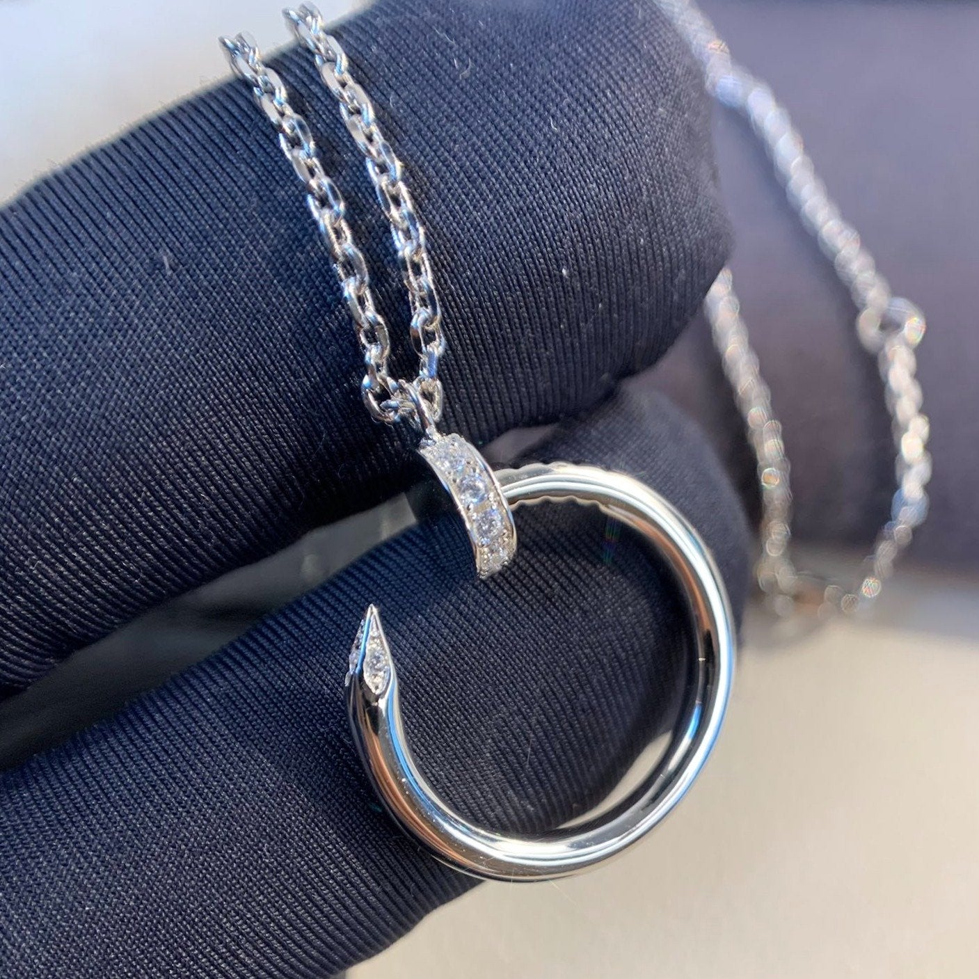 [Spark]JUSTE NECKLACE SILVER
