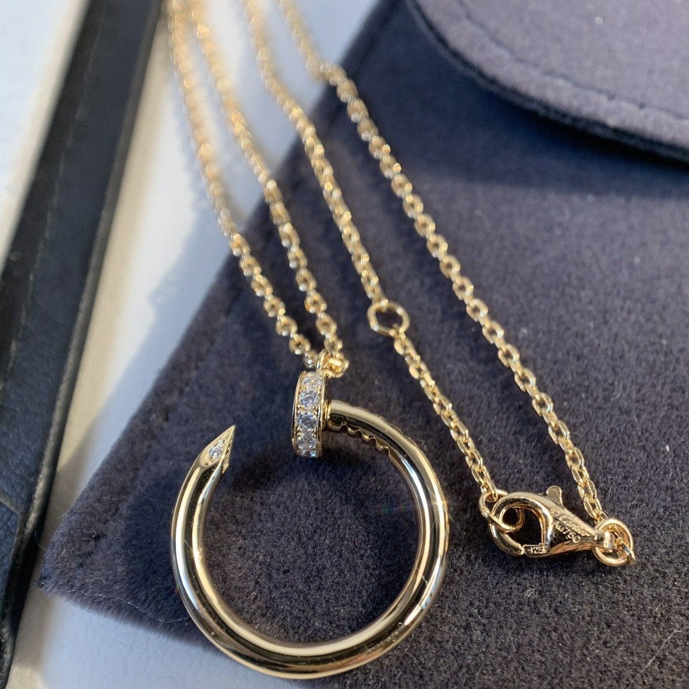 [Spark]JUSTE NECKLACE PINK GOLD