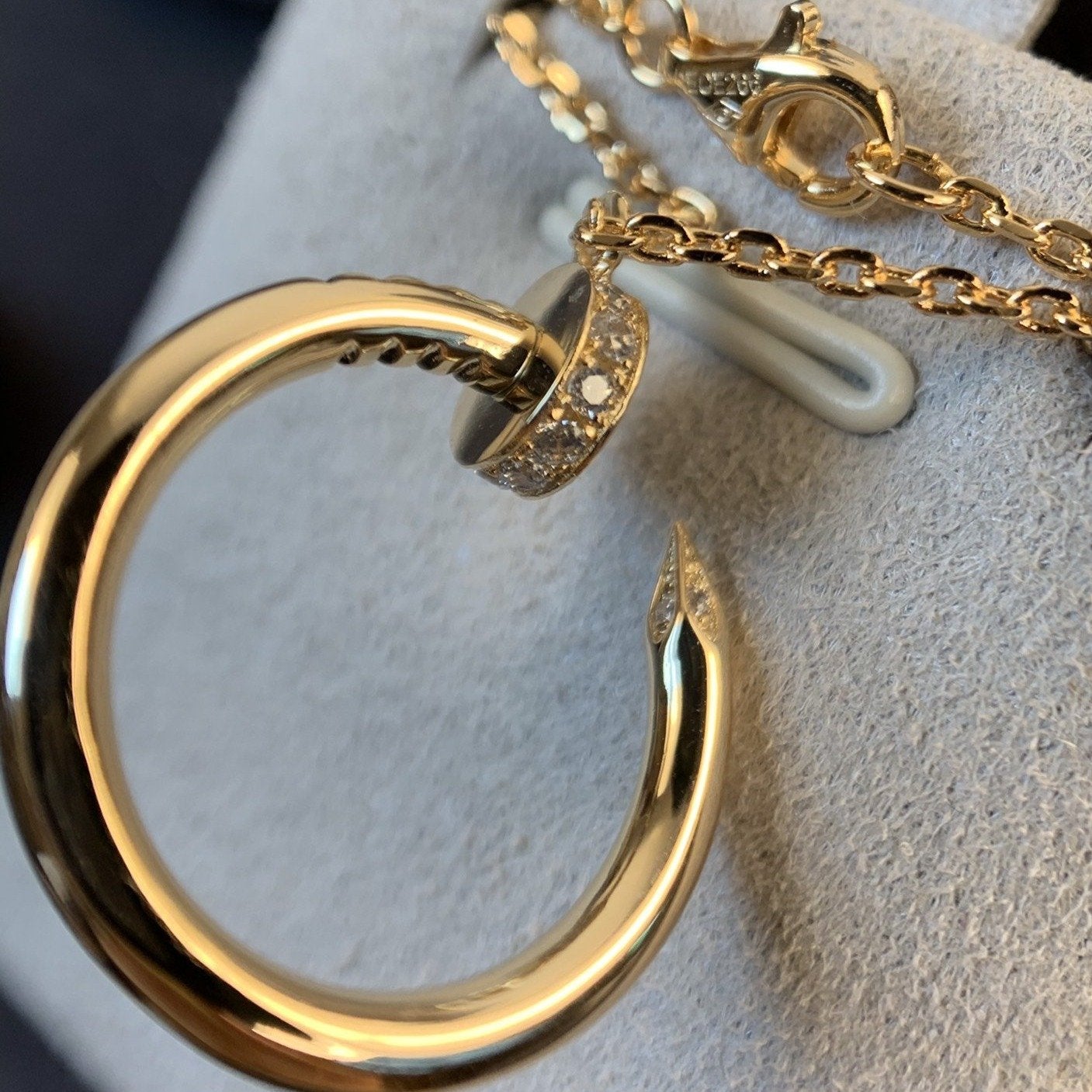 [Spark]JUSTE NECKLACE PINK GOLD