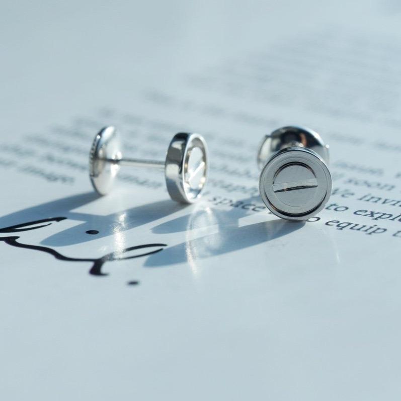 [Spark]LOVE EARRINGS SILVER 10MM