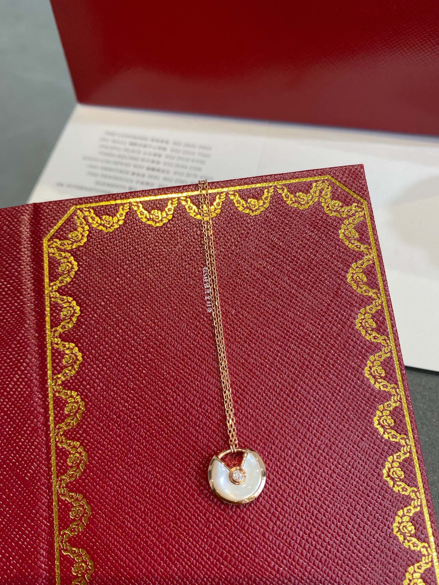 [Spark]AMULETTE Spark GOLD MOP NECKLACE