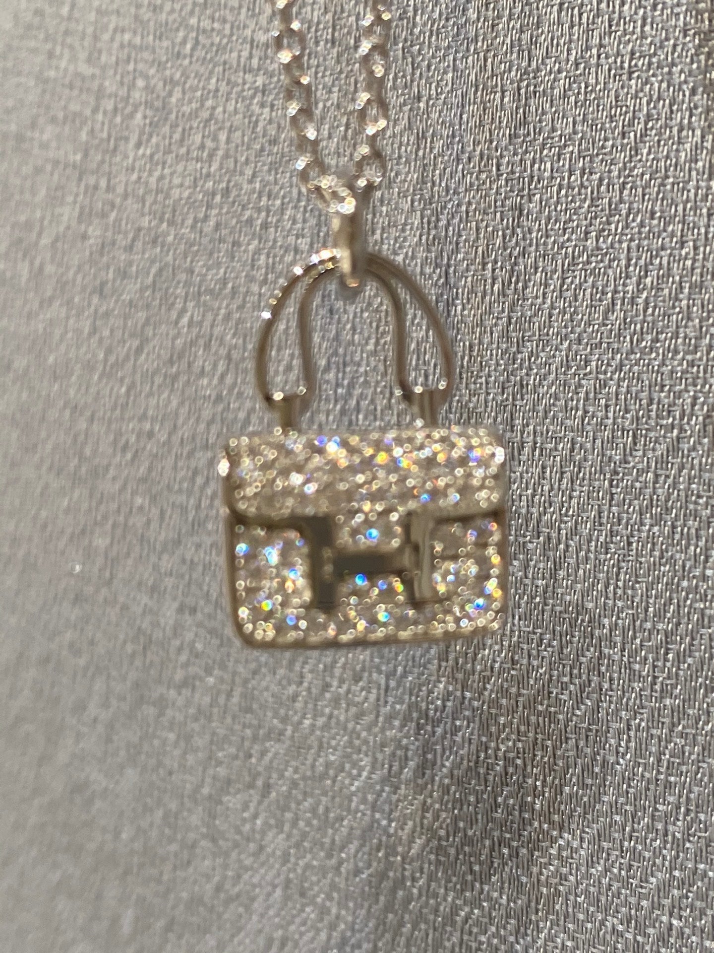 [Spark]CONSTANCE PEDANT DIAMOND NECKLACE