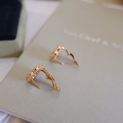 [Spark]LUCKY PINK GOLD WHITE MOP EARRINGS