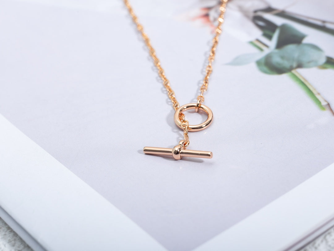 [Spark]ECHAPPEE NECKLACE PINK GOLD