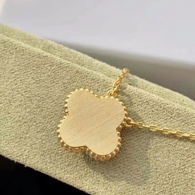 [Spark]CLOVER 15MM DIAMOND TURQUOISE NECKLACE