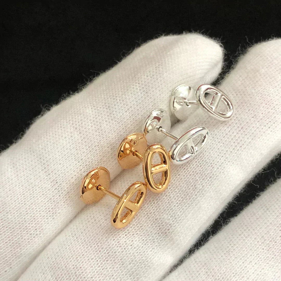 [Spark]CHAINE SMALL EARRINGS GOLD AND SILVER
