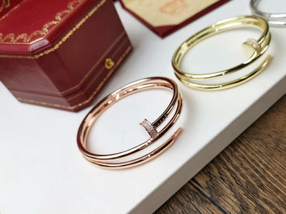 [Spark]JUSTE BRACELET 3.5MM DOUBLE ROW DIAMOND