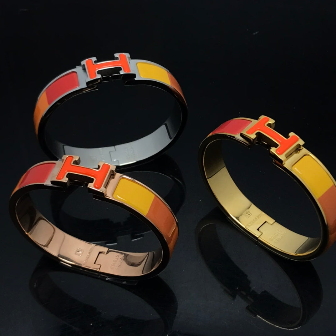 [Spark]H BRACELET ORANGE RAINBOW CERAMIC