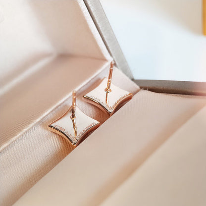 [Spark]STAR MOP PINK GOLD EARRINGS