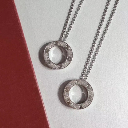 [Spark]LOVE NECKLACE ADJUSTABLE SILVER