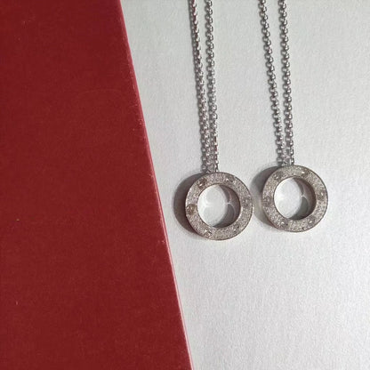 [Spark]LOVE NECKLACE ADJUSTABLE SILVER