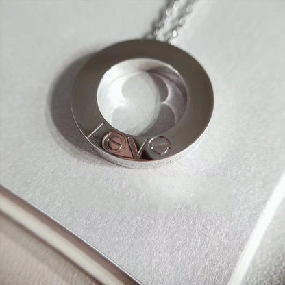 [Spark]LOVE NECKLACE ADJUSTABLE SILVER