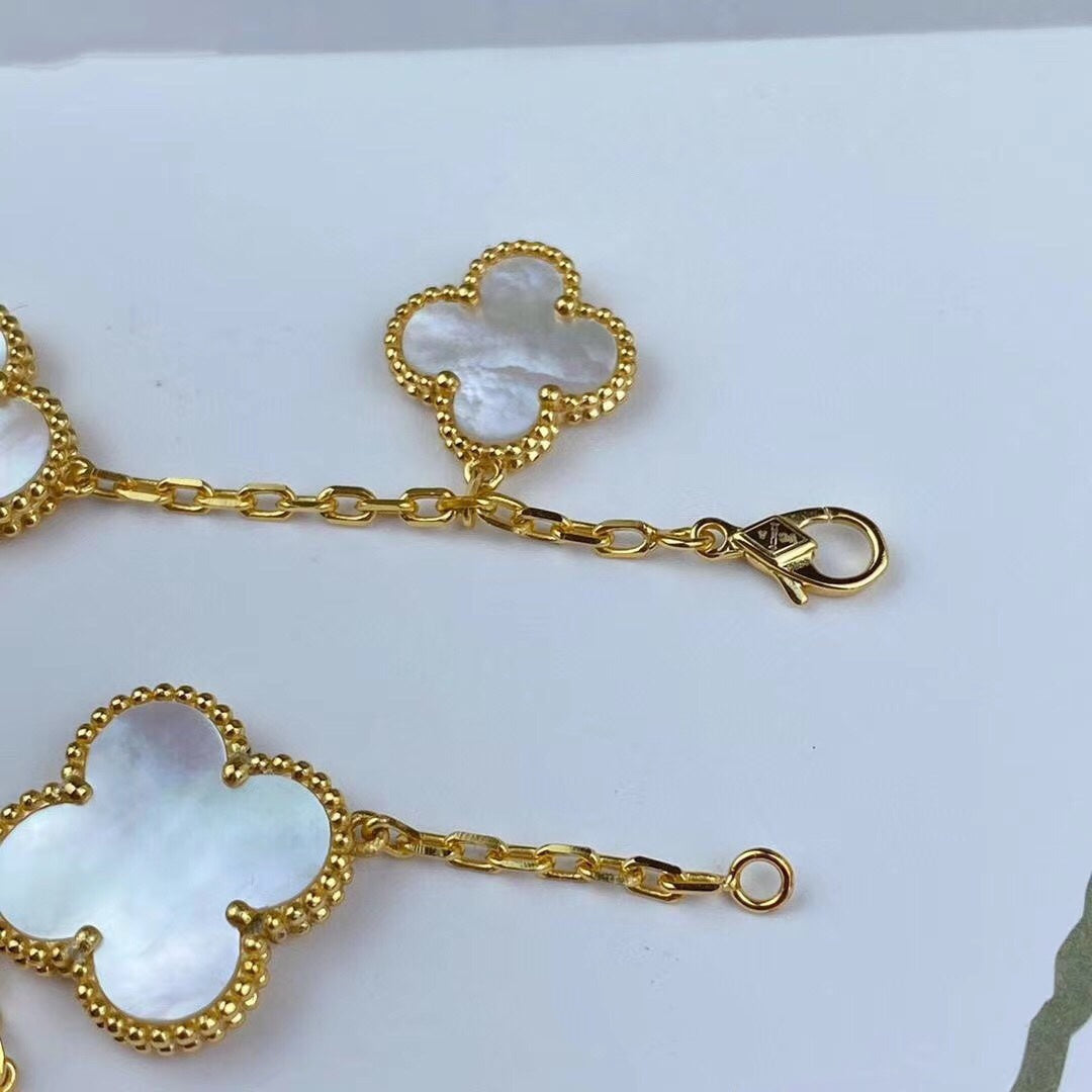 [Spark]MAGIC CLOVER MOP GOLD BRACELET 5 MOTIFS