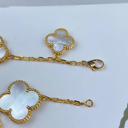 [Spark]MAGIC CLOVER MOP GOLD BRACELET 5 MOTIFS