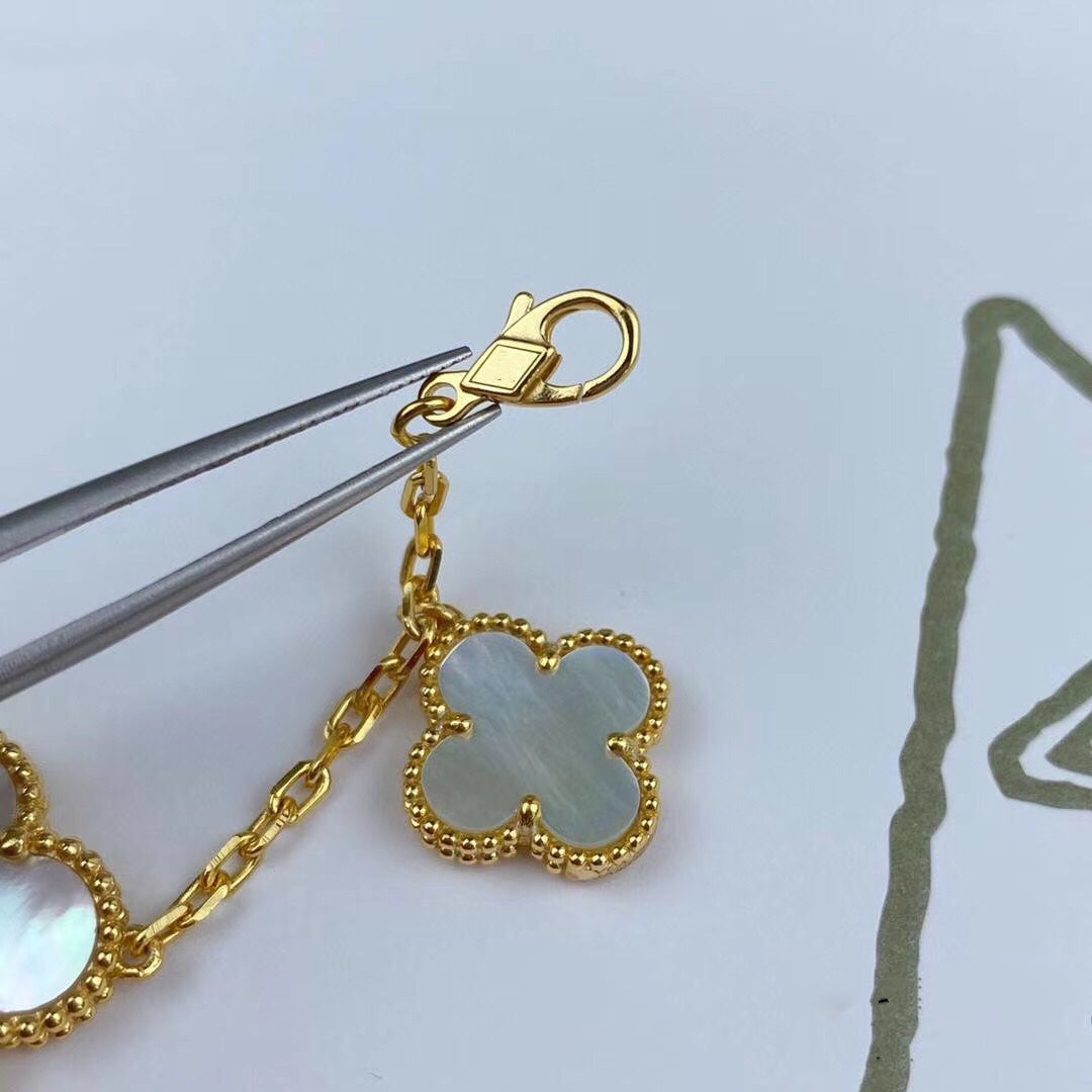[Spark]MAGIC CLOVER MOP GOLD BRACELET 5 MOTIFS