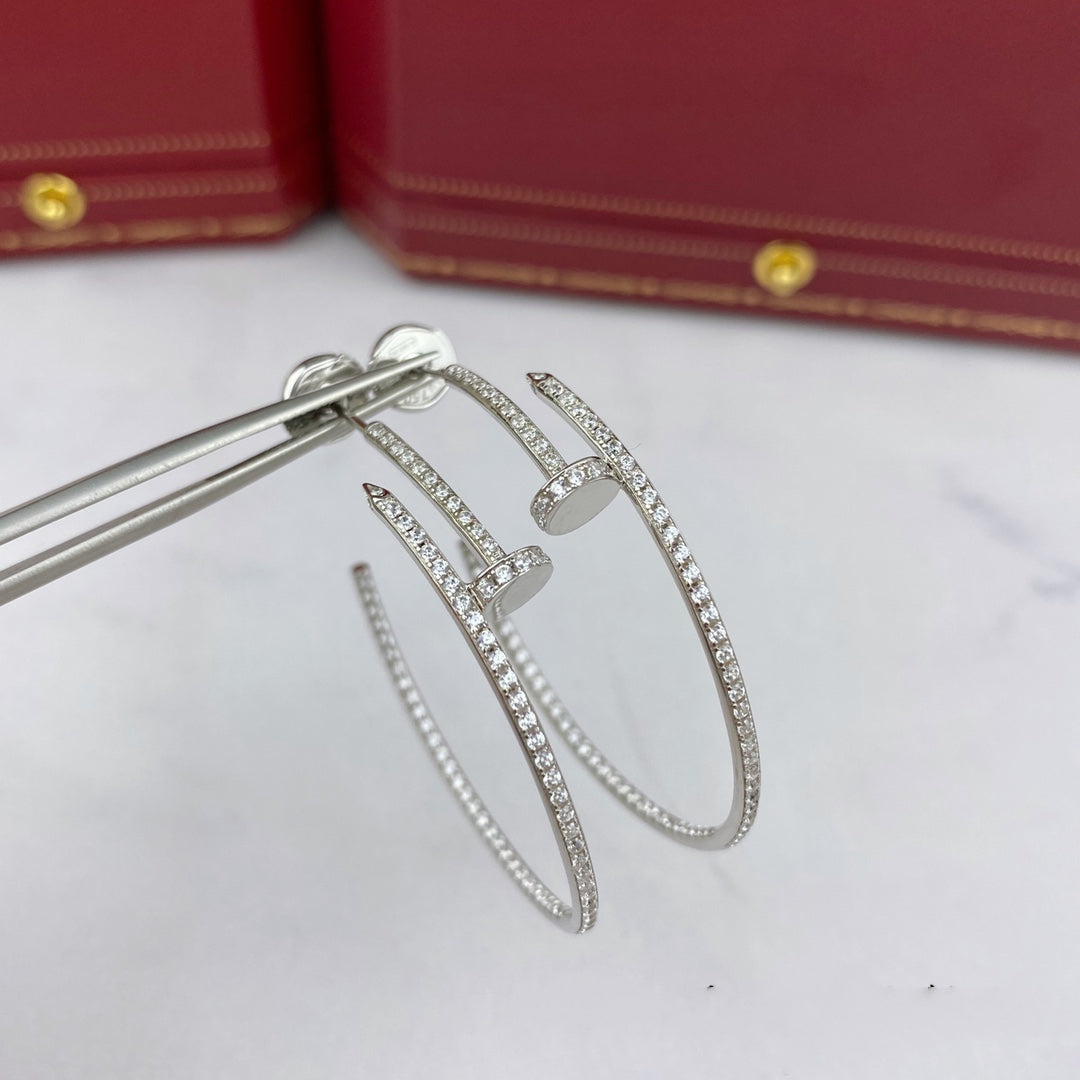 [Spark]JUSTE EARRINGS FULL DIAMONDS 1.8MM