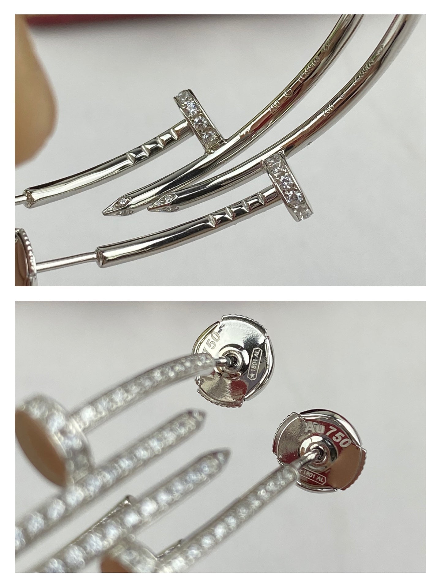 [Spark]JUSTE EARRINGS FULL DIAMONDS 1.8MM