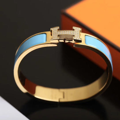 [Spark]H CLOUD BLUE BRACELET GOLD DIAMOND