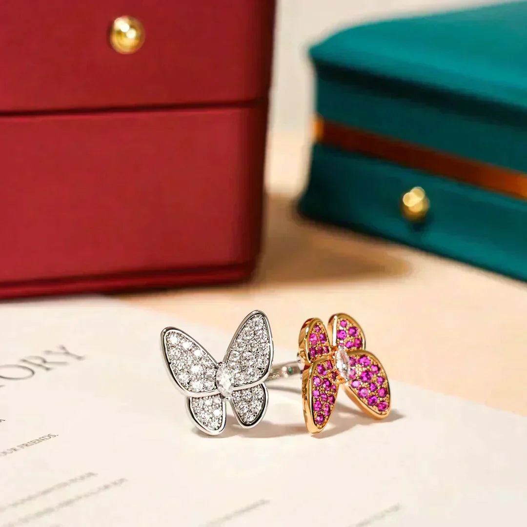 [Spark]TWIN BUTTERFLY DIAMOND RING