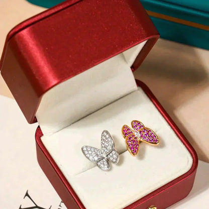 [Spark]TWIN BUTTERFLY DIAMOND RING