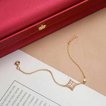 [Spark]STAR 1 DIAMOND PINK GOLD BRACELET