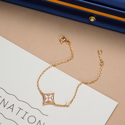 [Spark]STAR 1 DIAMOND PINK GOLD BRACELET
