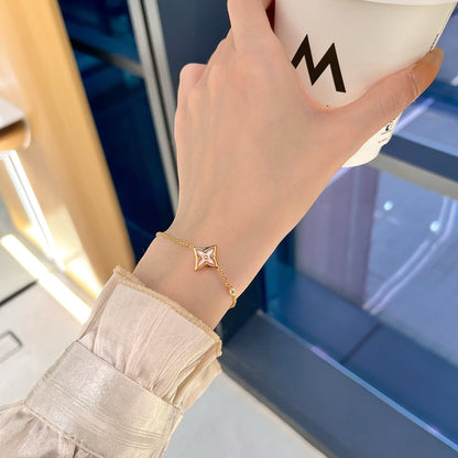 [Spark]STAR 1 DIAMOND PINK GOLD BRACELET