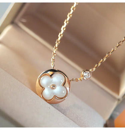 [Spark]SUN MOP GOLD 1 DIAMOND NECKLACE