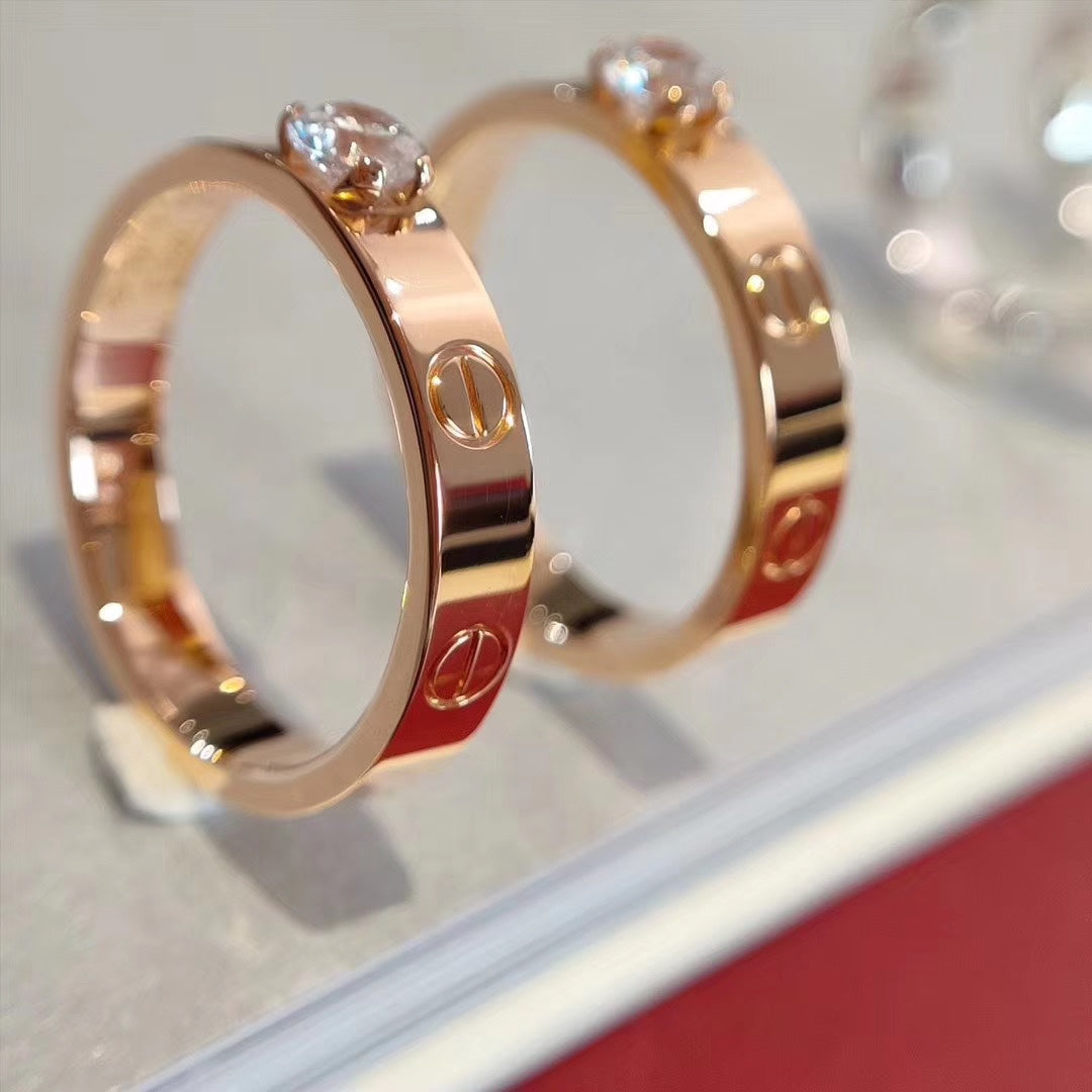 [Spark]LOVE RING 3.6MM 1 BIG DIAMOND