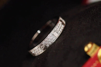 [Spark]LOVE RING 3.6MM DIAMOND PAVED