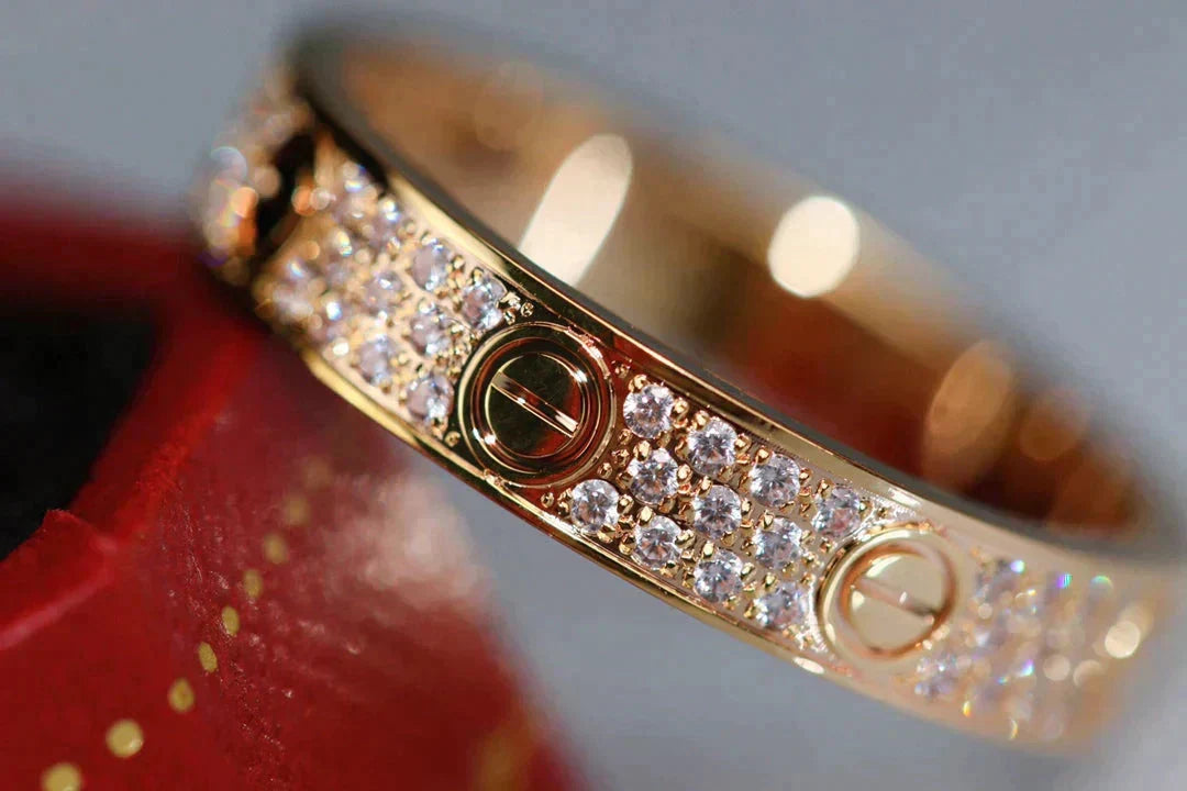 [Spark]LOVE RING 3.6MM DIAMOND PAVED
