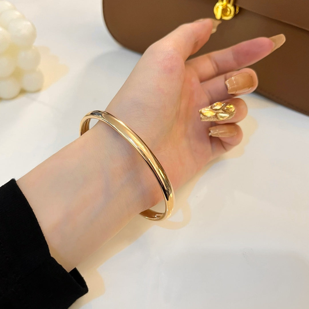 [Spark]PANTHERE GOLD DIAMOND OPEN BRACELET