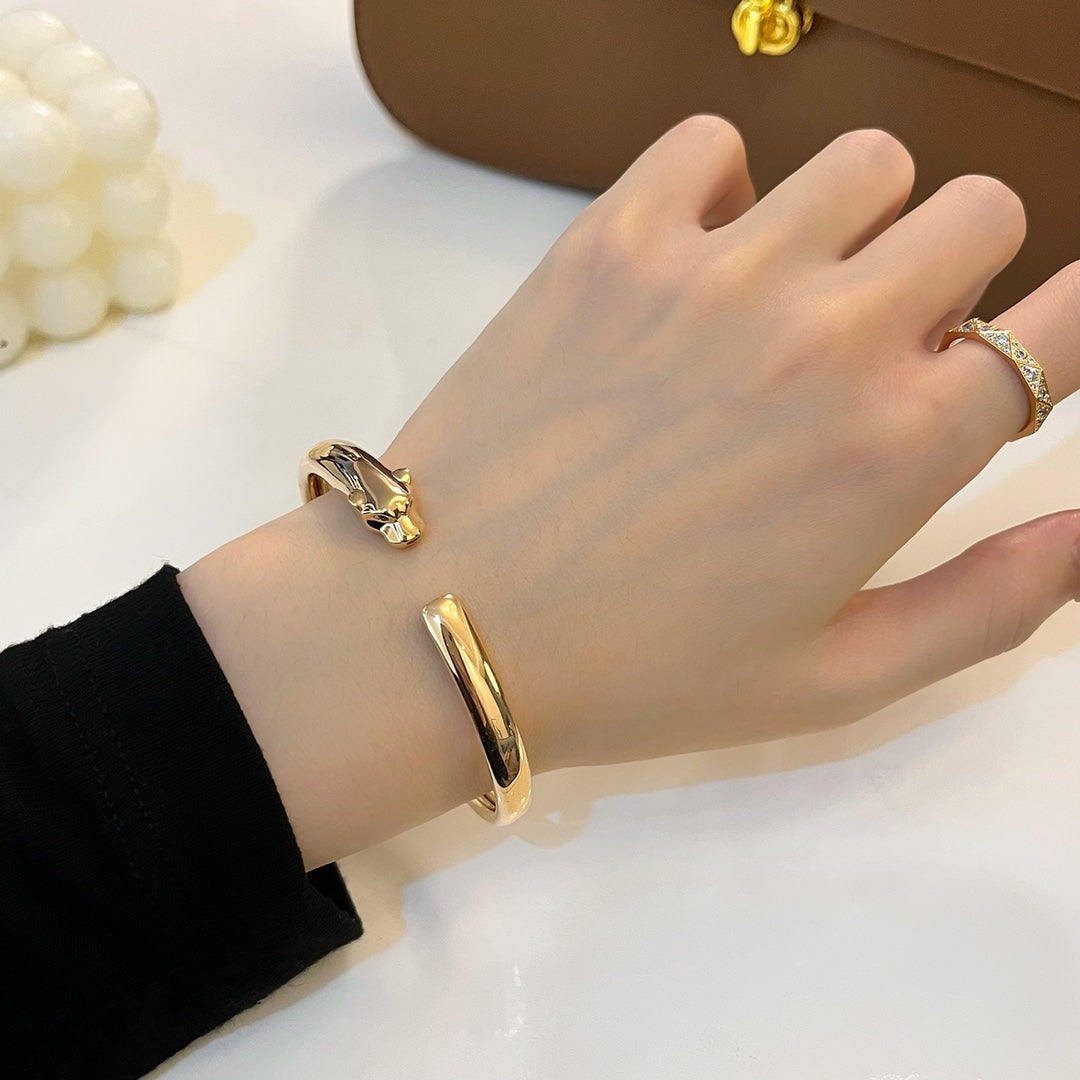 [Spark]PANTHERE GOLD OPEN BRACELET