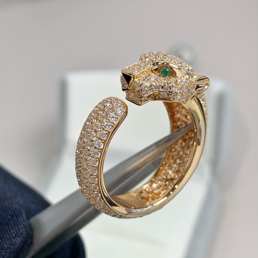 [Spark]PANTHERE PINK GOLD DIAMOND RING