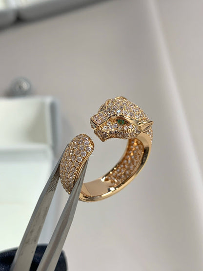 [Spark]PANTHERE PINK GOLD DIAMOND RING
