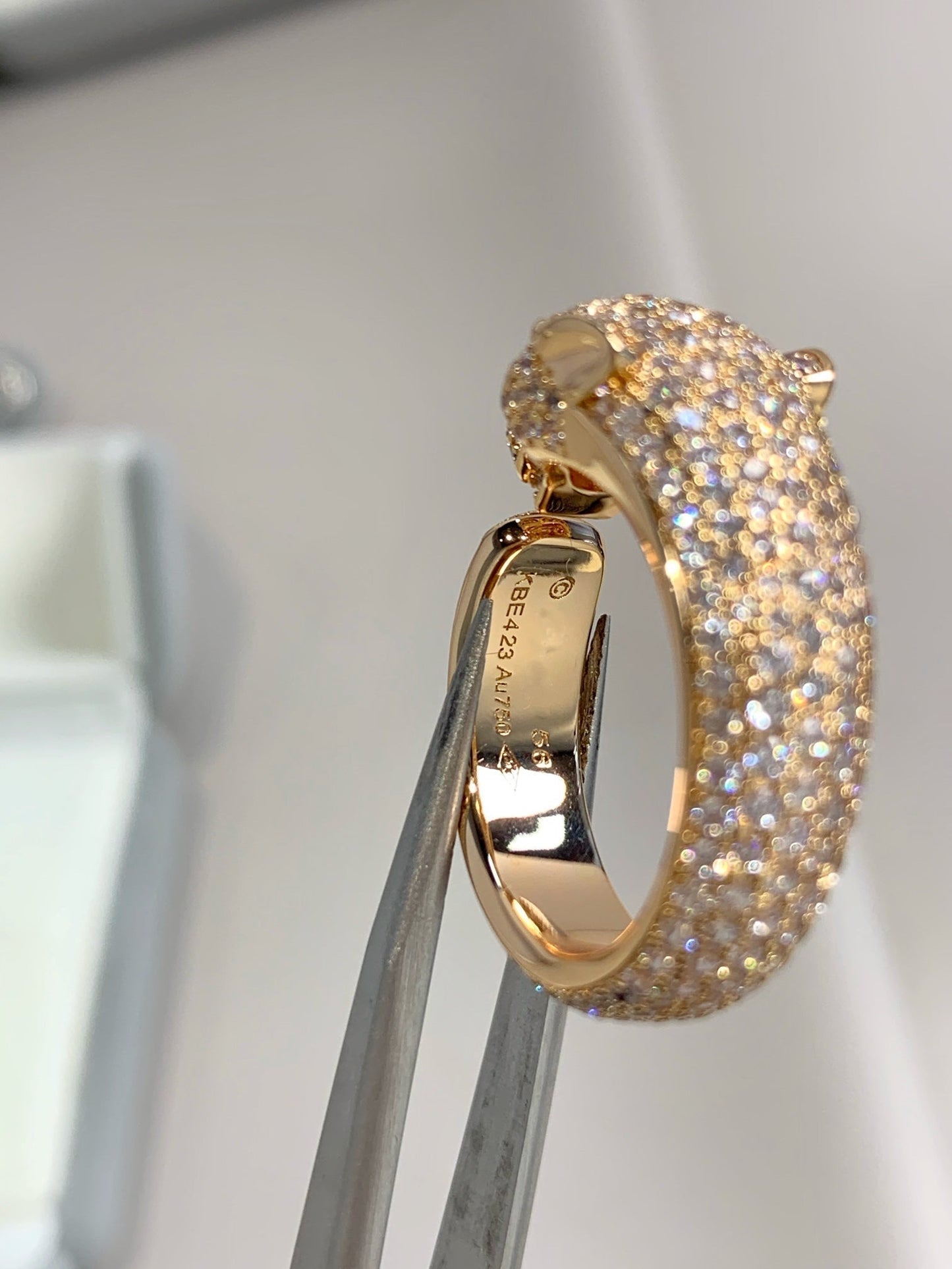 [Spark]PANTHERE PINK GOLD DIAMOND RING