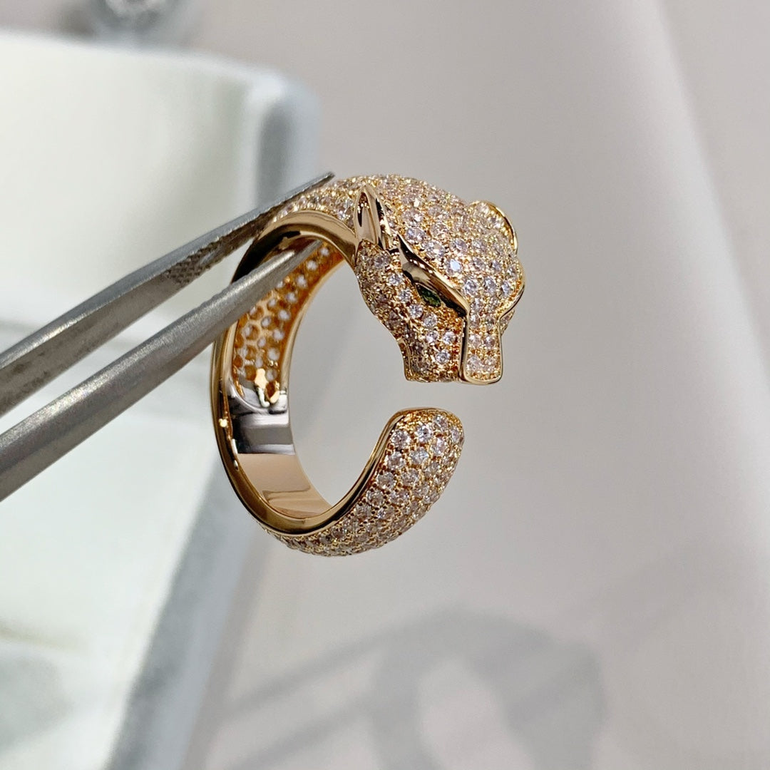 [Spark]PANTHERE PINK GOLD DIAMOND RING