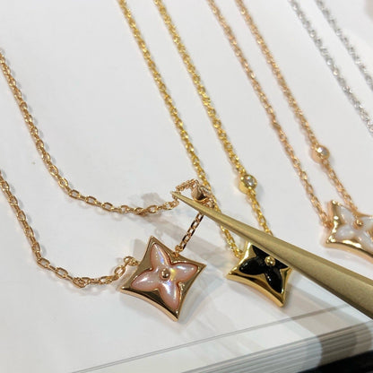 [Spark]STAR BLACK MOP NECKLACE