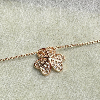 [Spark]FLOWER DIAMOND NECKLACE