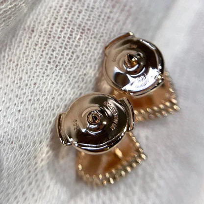 [Spark]HEART CARNELIAN STUD EARRINGS