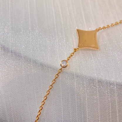 [Spark]COLOR STAR PINK GOLD DIAMOND BRACELET