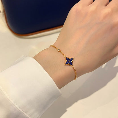 [Spark]COLOR STAR PINK GOLD DIAMOND BRACELET