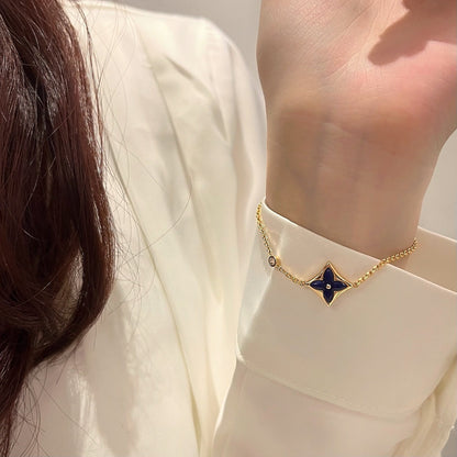 [Spark]COLOR STAR PINK GOLD DIAMOND BRACELET